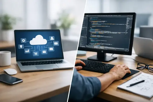 SaaS platform or develop individually?