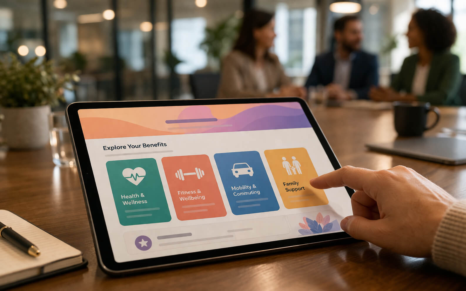Mitarbeiterbenefits-Plattform