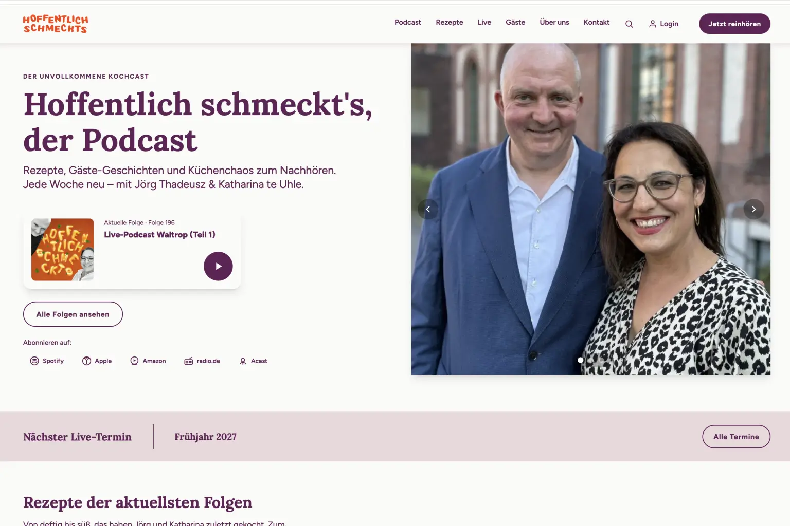Hoffentlich schmeckt's