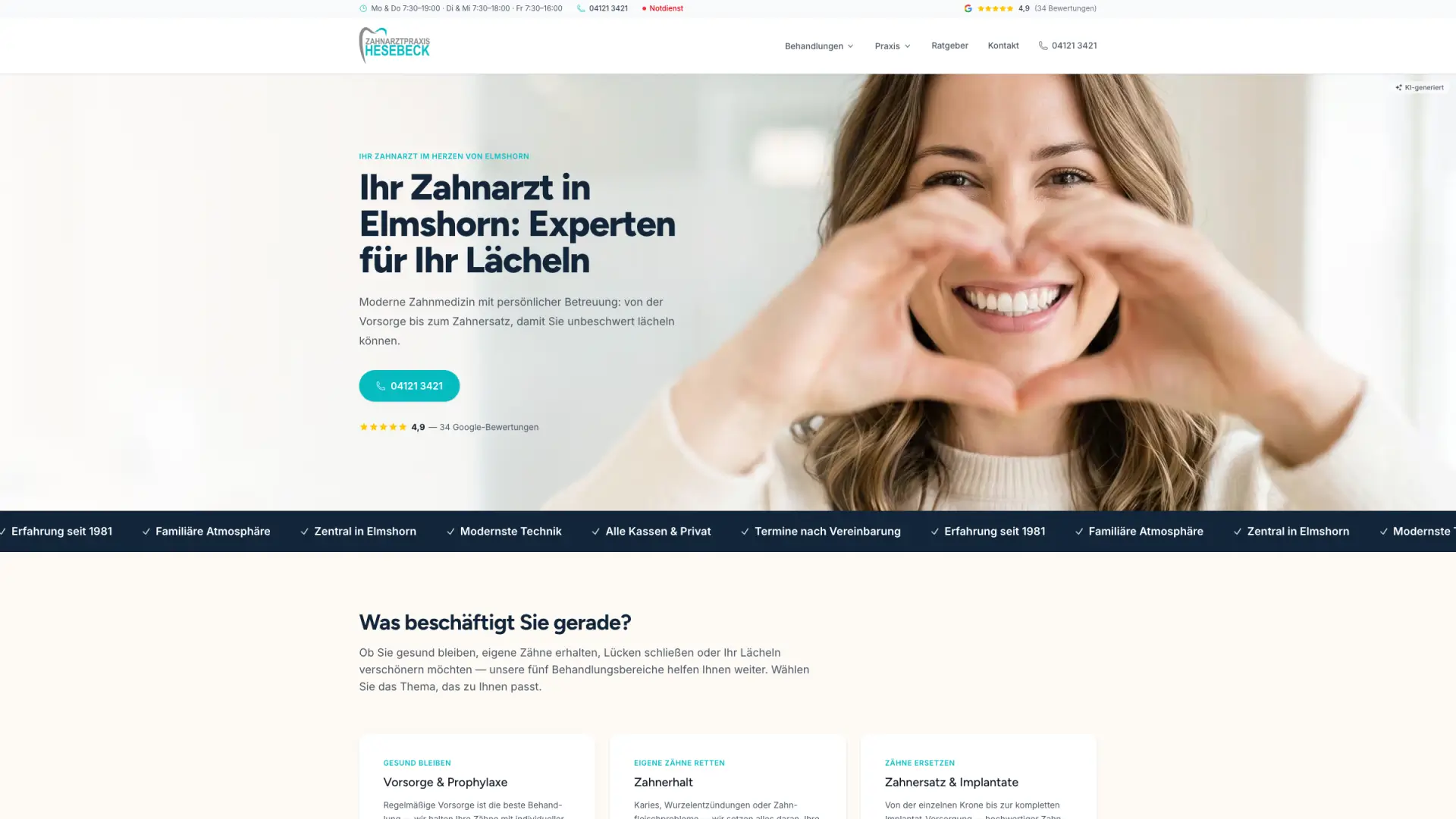 Consulta dental Hesebeck